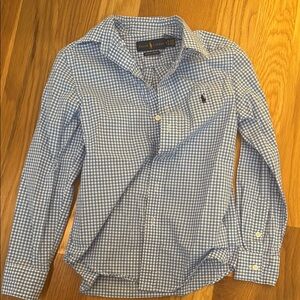 Ralph Lauren Blue Casual Button Down Shirt